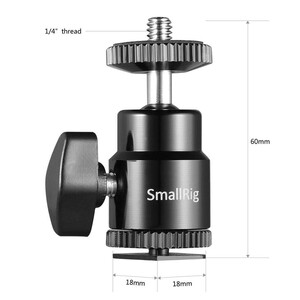 SmallRig 1/4 ''Kamera Ayak Montaji ile Ek 1/4'' Vida (2 adet ) 2059 - Thumbnail