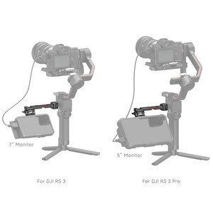 SmallRig 3026 DJI RS 2 / RSC 2 / RS 3 / RS 3 Pro / RS 3 Mini / RS 4 / RS 4 Pro için Monitör Montaj Desteği - Thumbnail