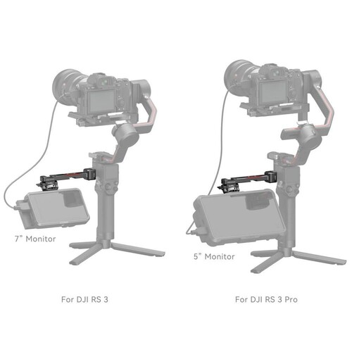 SmallRig 3026 DJI RS 2 / RSC 2 / RS 3 / RS 3 Pro / RS 3 Mini / RS 4 / RS 4 Pro için Monitör Montaj Desteği