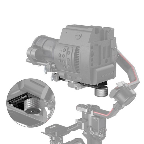 SmallRig 3031B Genişletilmiş Hızlı Çıkarma Plakası (DJI RS 2 / Ronin-S / RS 3 / RS 3 Pro)