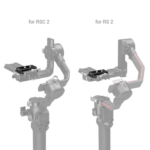 SmallRig 3154 Arca Tipi Hızlı Çıkarma Plakası, DJI RS 2 / RSC 2 / RS 3 / RS 3 Pro / RS 4 / RS 4 Pro / RS 4 Mini / RS 5 için