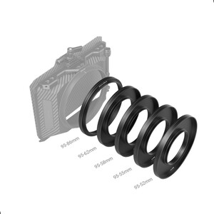 SMALLRİG - SmallRig 3383 Adaptör Halkaları Kiti (52/55/58/62/86-95mm)