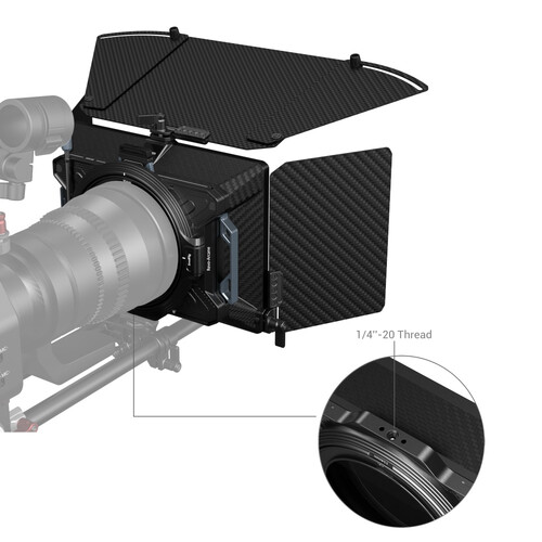 SmallRig 3641 Çok İşlevli Modüler Mat Kutu (Φ114mm) Temel Kit
