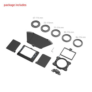 SmallRig 3641 Çok İşlevli Modüler Mat Kutu (Φ114mm) Temel Kit - Thumbnail