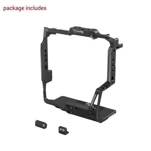 SmallRig 3933 FT-XH / VG-XH Pil Yuvası ile FUJIFILM X-H2 / X-H2S için Çok Fonksiyonlu Kafes