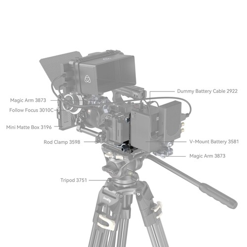 SmallRig 4064B V-Mount Pil Montaj Sistemi