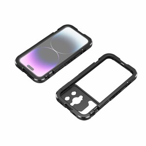 SmallRig 4077 iPhone 14 Pro Max için Mobil Video Kafesi - Thumbnail