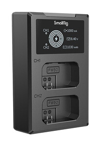 SMALLRİG - SmallRig 4081 NP-FW50 Çiftli Şarj Cihazı