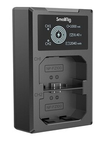 SMALLRİG - SmallRig 4087 NP-FZ100 Çiftli Şarj Cihazı