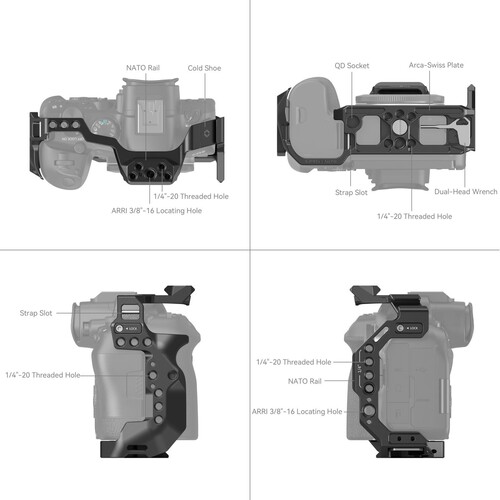 SmallRig 4159B Canon EOS R6 Mark II için Kafesi