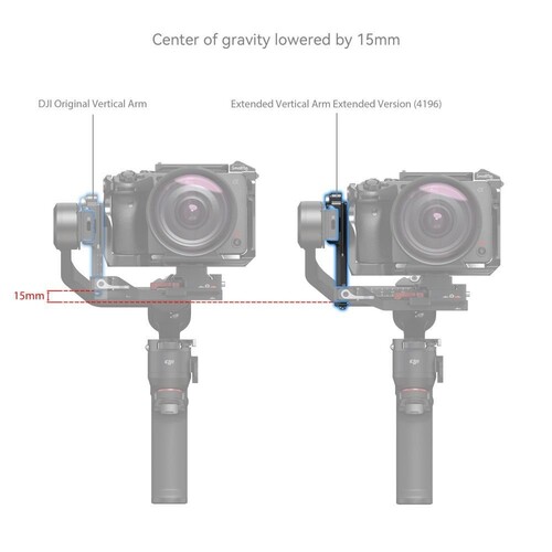 SmallRig 4196 DJI RS 3 Mini için Genişletilmiş Dikey Kol