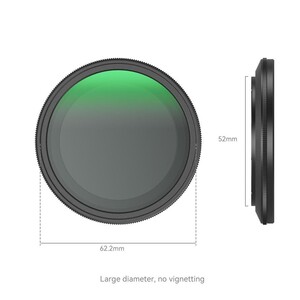 SmallRig - SmallRig 4215 (1-5 Stop) Manyetik VND Filtre ND2-ND32 52mm (1)