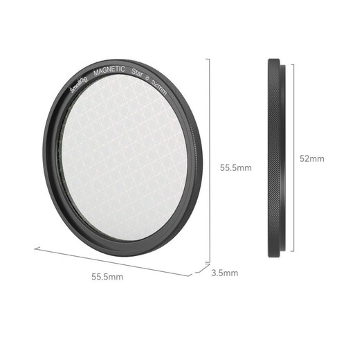 SmallRig 4218 MagEase Manyetik Yıldız-Çapraz Filtre (8 Nokta) 52mm