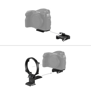 SmallRig 4305 FUJIFILM'e GFX Serisi İçin Döndürülebilir Yataydan Dikeye Montaj Plakası Kiti - Thumbnail