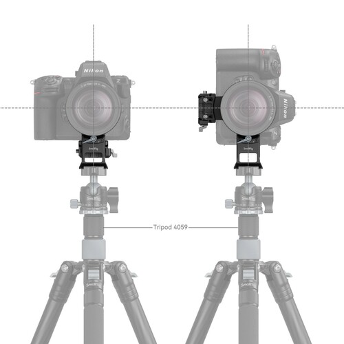 SmallRig 4306 Nikon'a Z Serisi İçin Döndürülebilir Yataydan Dikeye Montaj Plakası Kiti