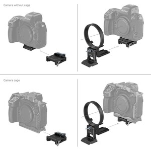 SmallRig 4306 Nikon'a Z Serisi İçin Döndürülebilir Yataydan Dikeye Montaj Plakası Kiti - Thumbnail