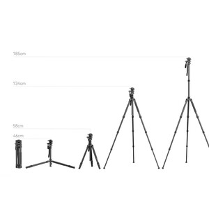 SmallRig 4307 CT195 Alüminyum Alaşımlı Video Tripod - Thumbnail