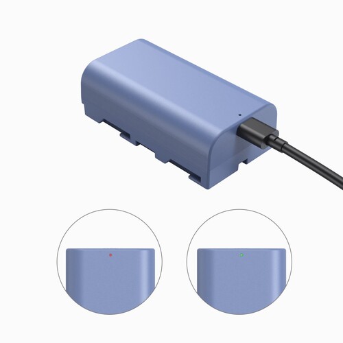 SmallRig 4331 NP-F550 USB-C Şarj Edilebilir Kamera Pili