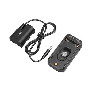 SmallRig - SmallRig 4340 NP-F Pil Montaj Plakası Kiti LP-E6NH Sahte Pil Güç Kablosu İle