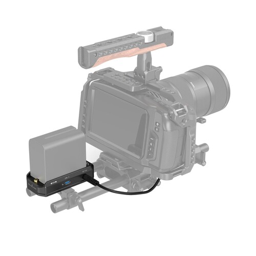 SmallRig 4340 NP-F Pil Montaj Plakası Kiti LP-E6NH Sahte Pil Güç Kablosu İle
