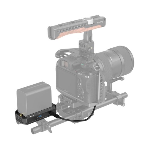 SmallRig 4341 NP-F Pil Montaj Plakası Kiti NP-FZ100 Sahte Pil Güç Kablosu İle
