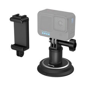 SmallRig - SmallRig 4347 Vantuz Montaj Desteği Aksiyon Kameraları için