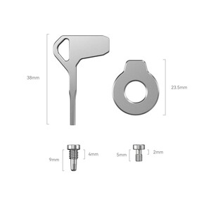 SmallRig - SmallRig 4385 Paslanmaz Çelik Vida Seti Tornavidalarla Birlikte (1)