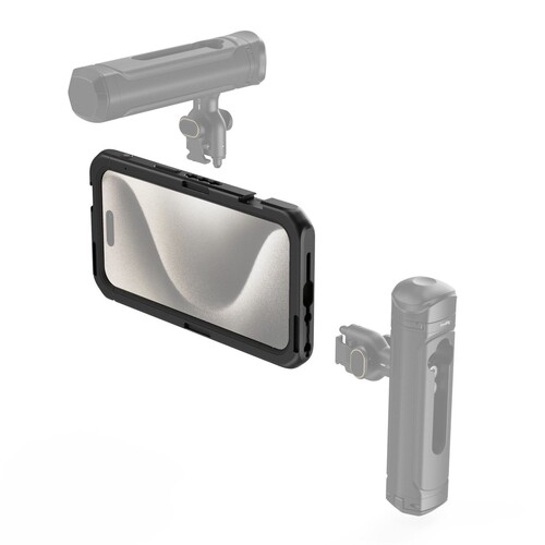 SmallRig 4391B iPhone 15 Pro Max için Mobil Video Kafesi