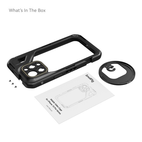 SmallRig 4391B iPhone 15 Pro Max için Mobil Video Kafesi