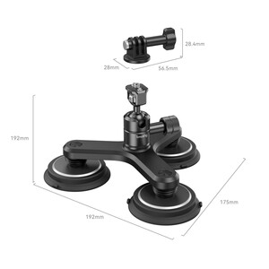 SMALLRİG - SmallRig 4468 Üçlü Manyetik Vakumlu Montaj Destek Seti Aksiyon Kameraları için (1)