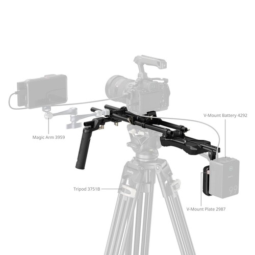 SmallRig 4480 Omuz Rig Kiti (Klasik Versiyon)