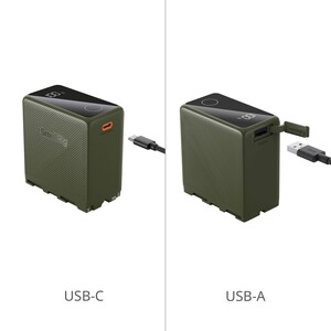 SmallRig 4577 NP-F970 USB-C Şarj Edilebilir Kamera Pili (Yeşil) - Thumbnail