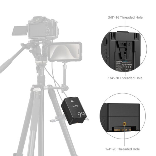 SmallRig 4608 VB99 SE Mini V Mount Pil
