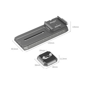 SmallRig 4638 DJI Sabitleyiciler için HawkLock H38 Manfrotto Hızlı Çıkarma Plakası - Thumbnail