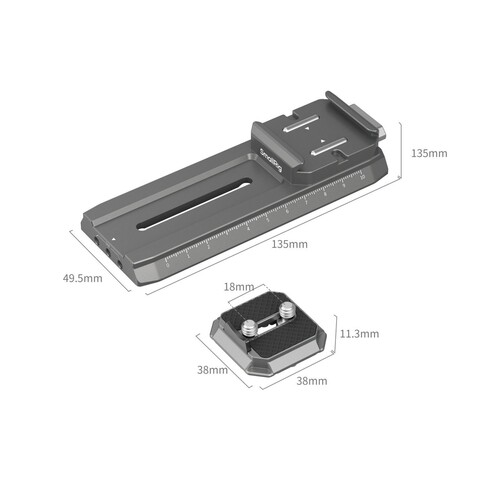 SmallRig 4638 DJI Sabitleyiciler için HawkLock H38 Manfrotto Hızlı Çıkarma Plakası
