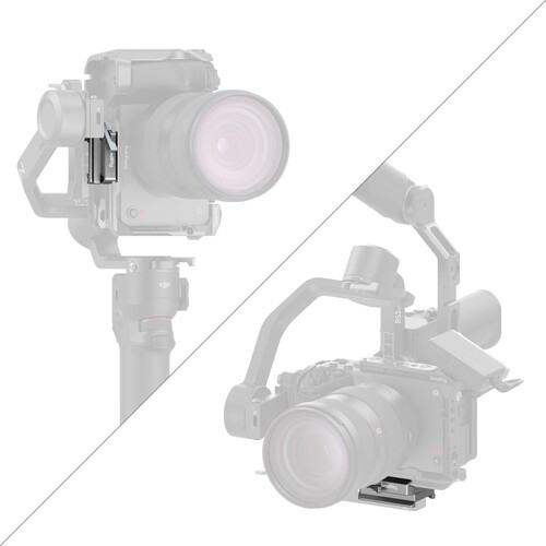 SmallRig 4639 DJI RS 2 / RSC 2 / RS3 / RS 3 Pro / RS4 / RS4 Pro için HawkLock H38 Arca-Swiss Hızlı Çıkarma Plakası