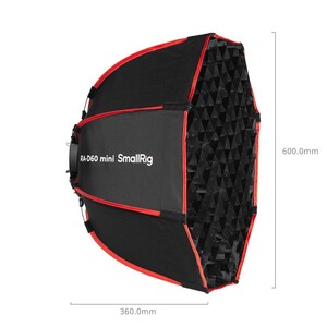 SmallRig 4682 RA-D60 RC60 RC100 İçin Mini Parabolik Softbox - Thumbnail