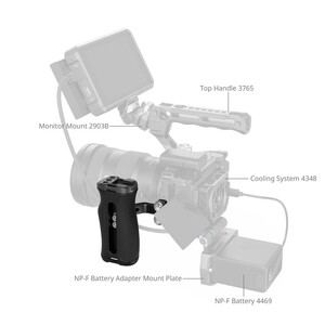 SmallRig 4756 Kafes İçin Mini Yan Sap 1/4 Vidalı - Thumbnail