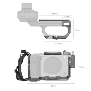 SmallRig - SmallRig 4771 Sony FX3 / FX30 için HawkLock Hızlı Çıkarma Gelişmiş Kafes Kiti (1)