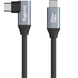 SMALLRİG - SmallRig 4791 USB-C (Düz) - USB-C (Açılı) Veri Kablosu (60 cm)