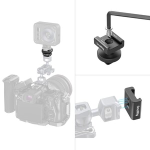 SmallRig 4822 Işık ve Mikrofon Desteği Metal Ayak Montajı - Thumbnail