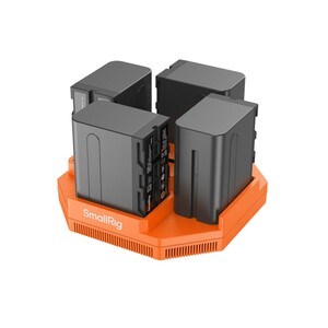 SmallRig 4837 NP-F Serisi 4 Kanallı Kamera Pil Şarj Cihazı - Thumbnail