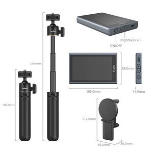 SMALLRİG - SmallRig 4851B Kablosuz Telefon Video Monitörü (Vlog Kiti) (1)