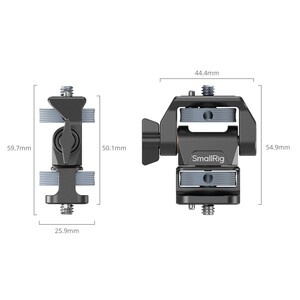 SmallRig - SmallRig 4886 Döner ve Eğim Ayarlanabilir Monitör Desteği 1/4''-20 Vida (1)