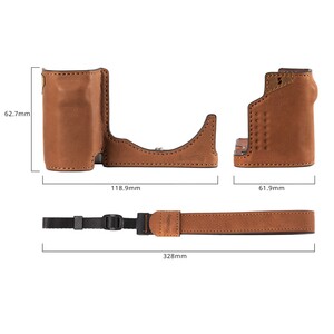 SMALLRİG - SmallRig 4889 Sony ZV-E10 II için Deri Kılıf Seti (Kahverengi) (1)
