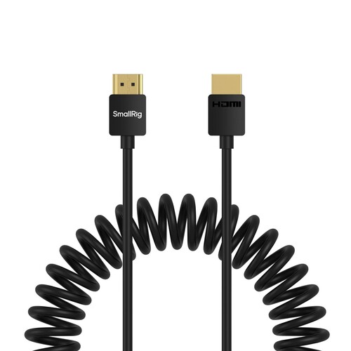 SmallRig 4963 Sarmal HDMI Veri Kablosu (A'dan A'ya)