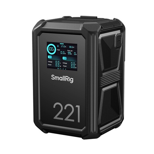 SmallRig 4985 X221 X-Touch Smart Üçlü Korumalı 1,5 m Düşmeye Dayanıklı, IP54 Su Geçirmez / Toz Geçirmez) V-Mount Batarya