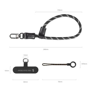 SMALLRİG - SmallRig 4990 FilMov Telefon Bileklik Kayışı (Siyah)