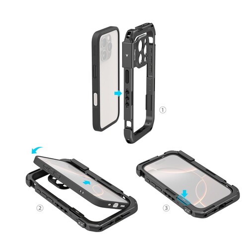 SmallRig 5006 iPhone 16 Pro Max için Mobil Video Kafesi