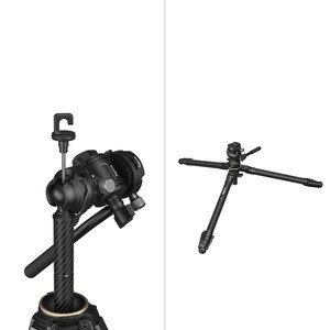SmallRig 5028 Taşınabilir Karbon Fiber Seyahat Tripod Seti - Thumbnail